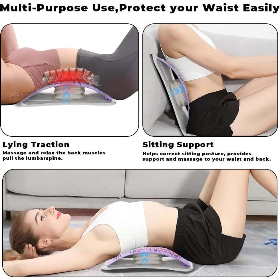 Estirador de Espalda Proium Ajustable para Alivio Lumbar