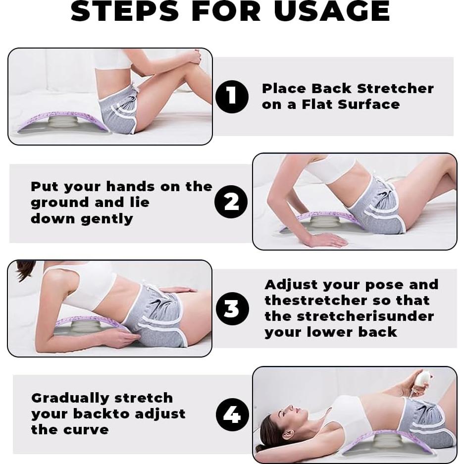 Estirador de Espalda Proium Ajustable para Alivio Lumbar