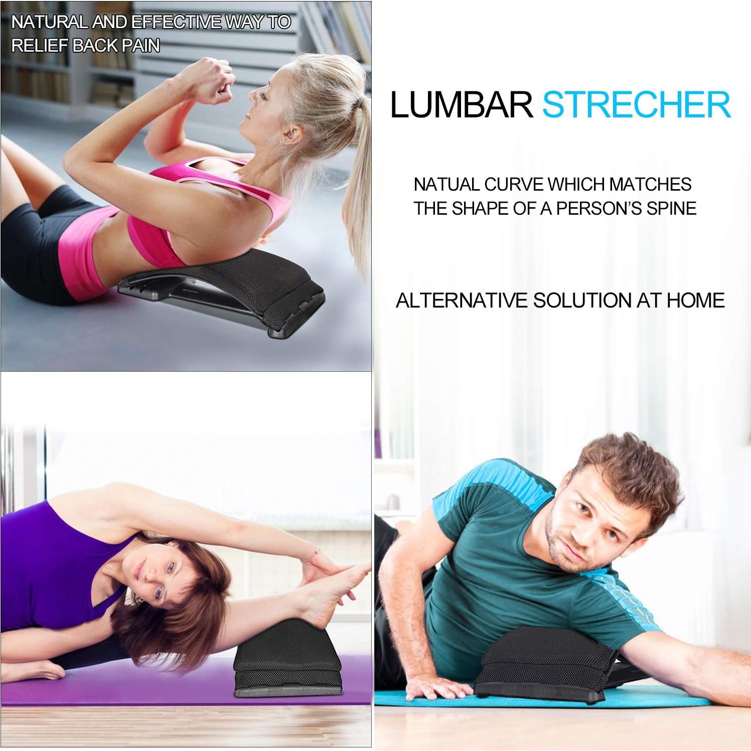 Dispositivo de Estiramiento Lumbar Magic Back Support Azul