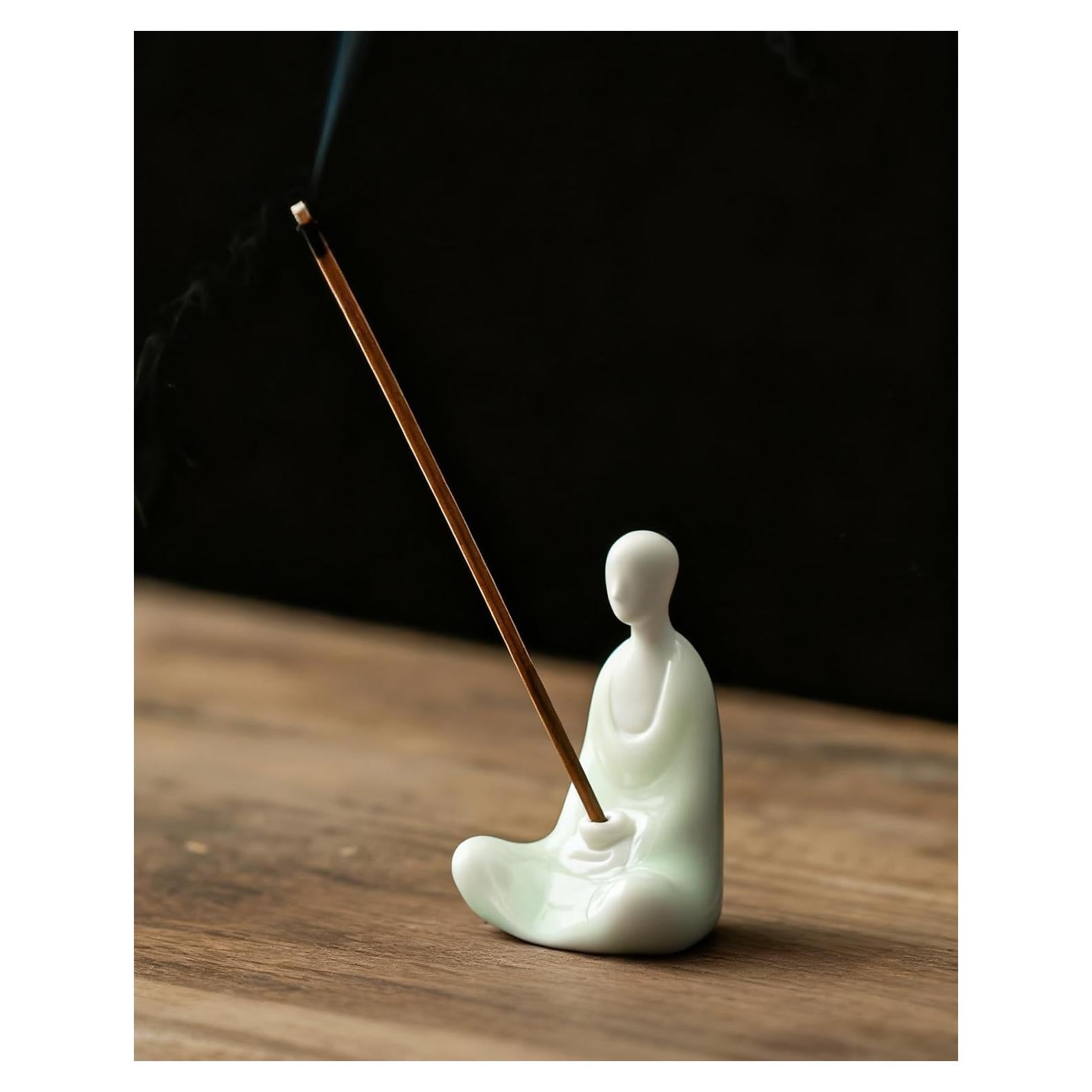 Soporte para Incienso Zen TEAVOR - Buda Sin Rostro Cerámica