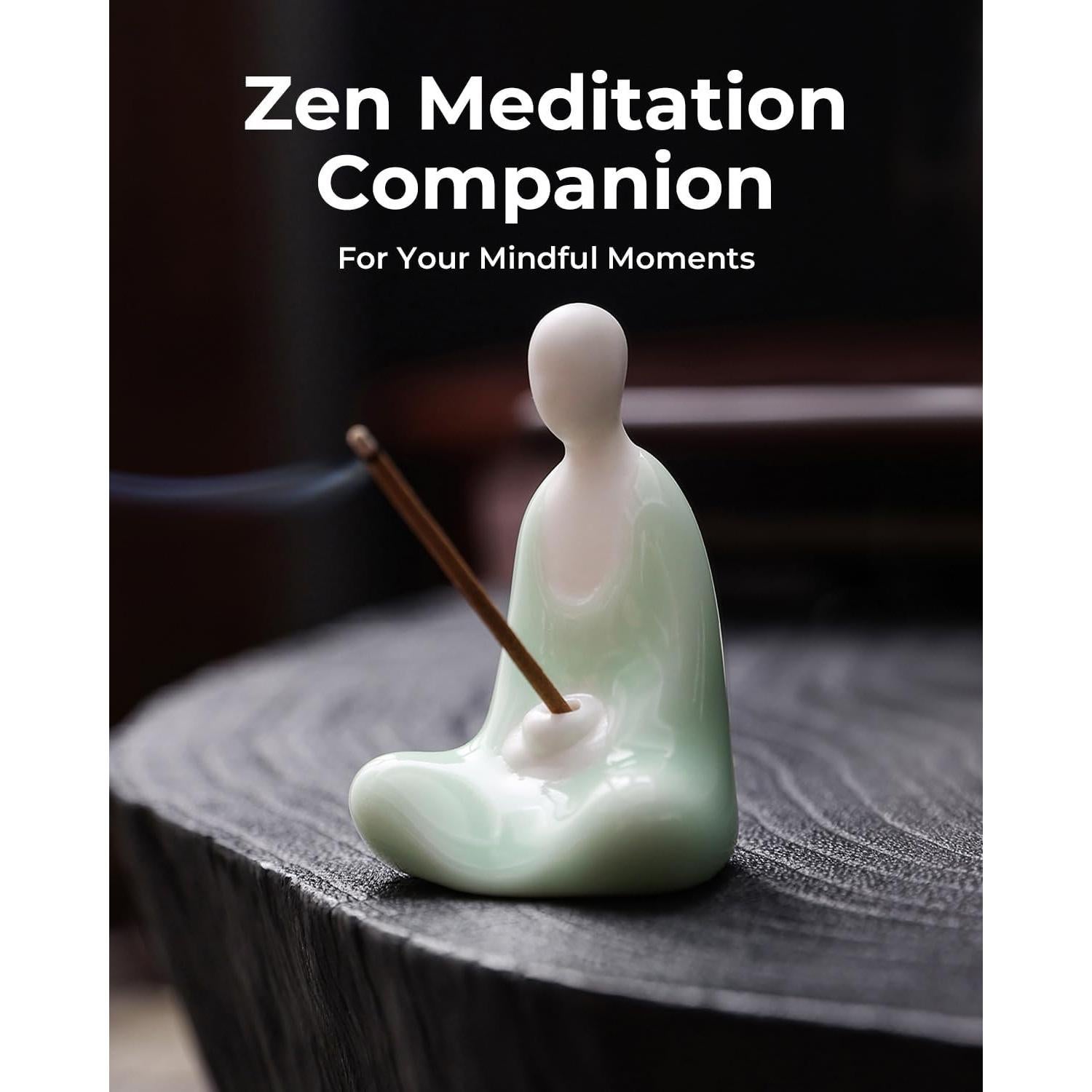 Soporte para Incienso Zen TEAVOR - Buda Sin Rostro Cerámica