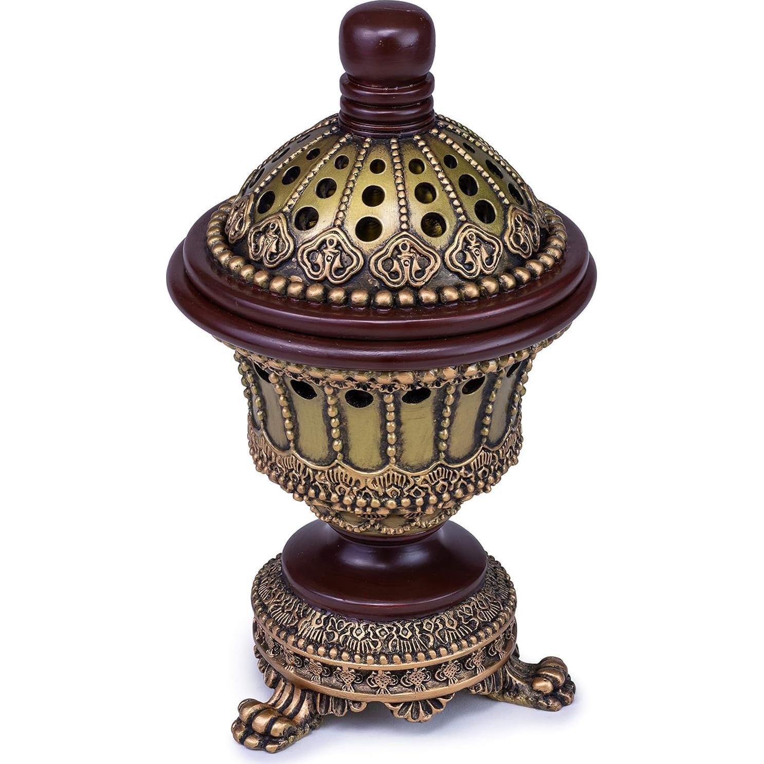 Quemador de Incienso AM Bronce - Difusor de Aroma Decorativo