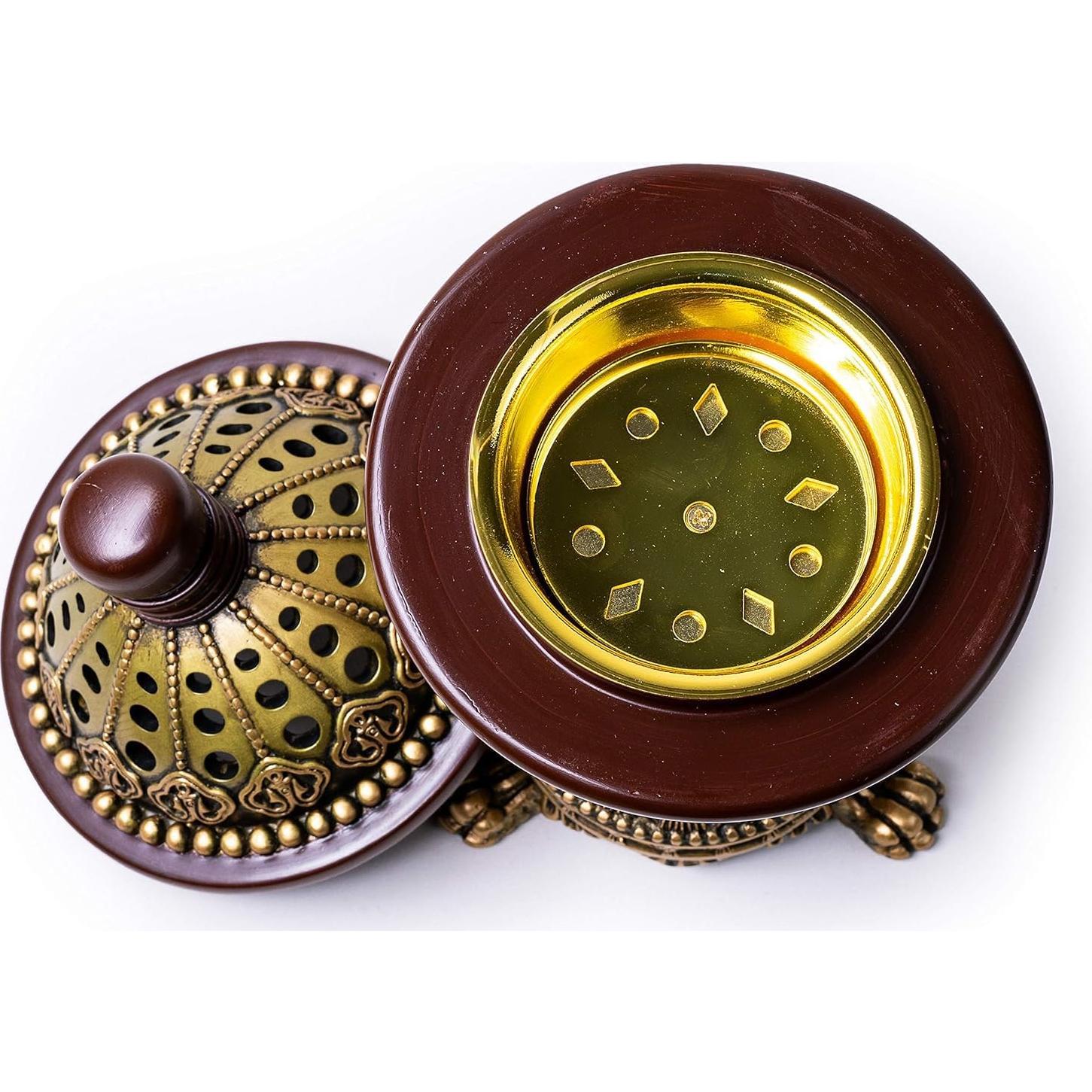 Quemador de Incienso AM Bronce - Difusor de Aroma Decorativo