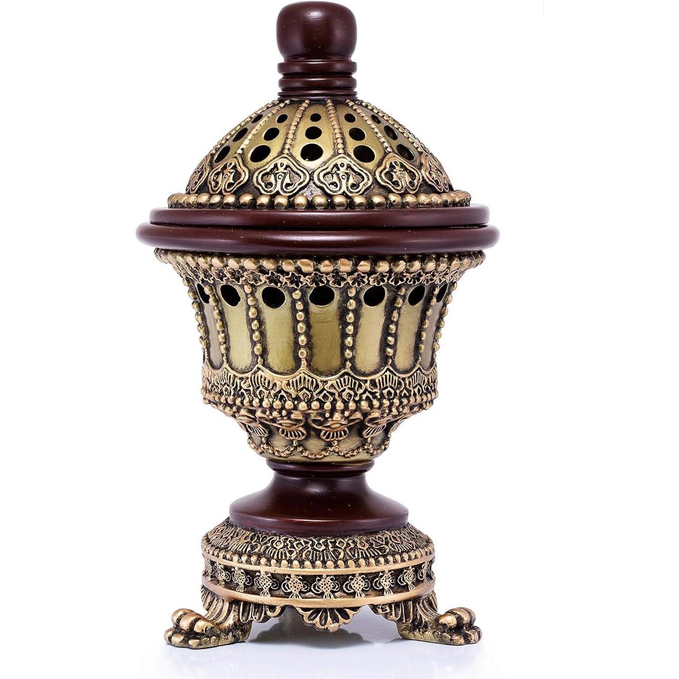Quemador de Incienso AM Bronce - Difusor de Aroma Decorativo