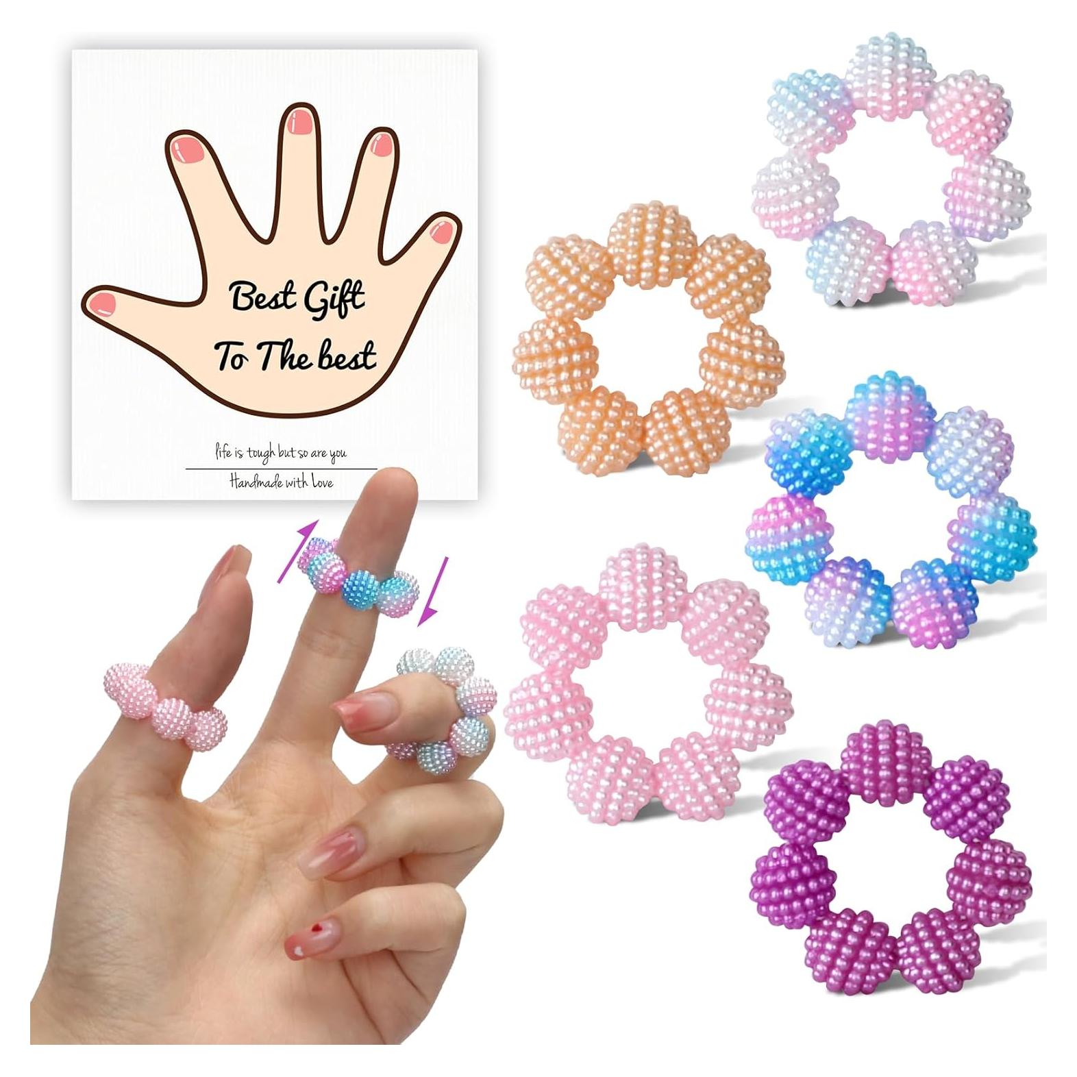 Paquete de 5 Anillos Sensoriales de Alivio del Estrés SMAODSGN