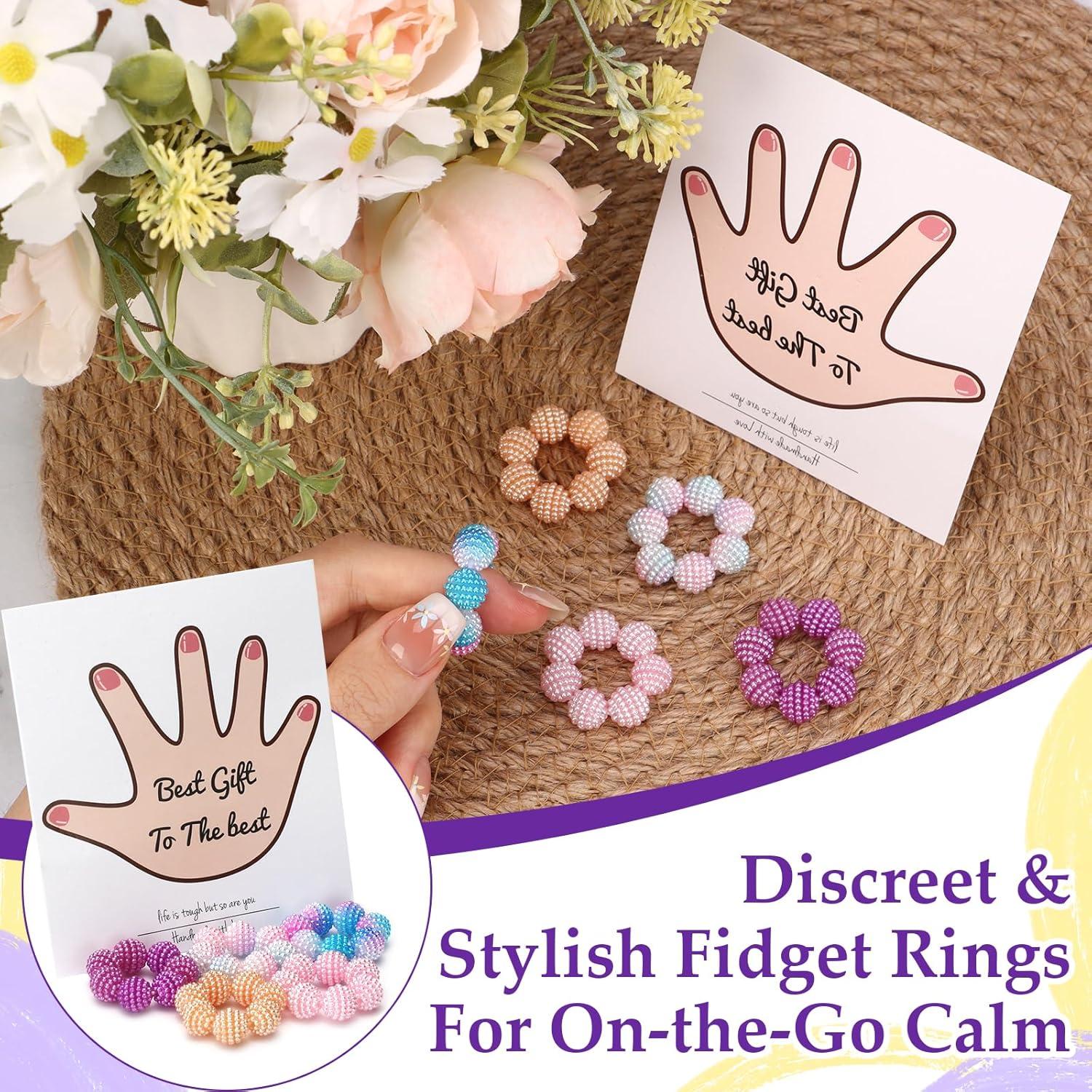 Paquete de 5 Anillos Sensoriales de Alivio del Estrés SMAODSGN