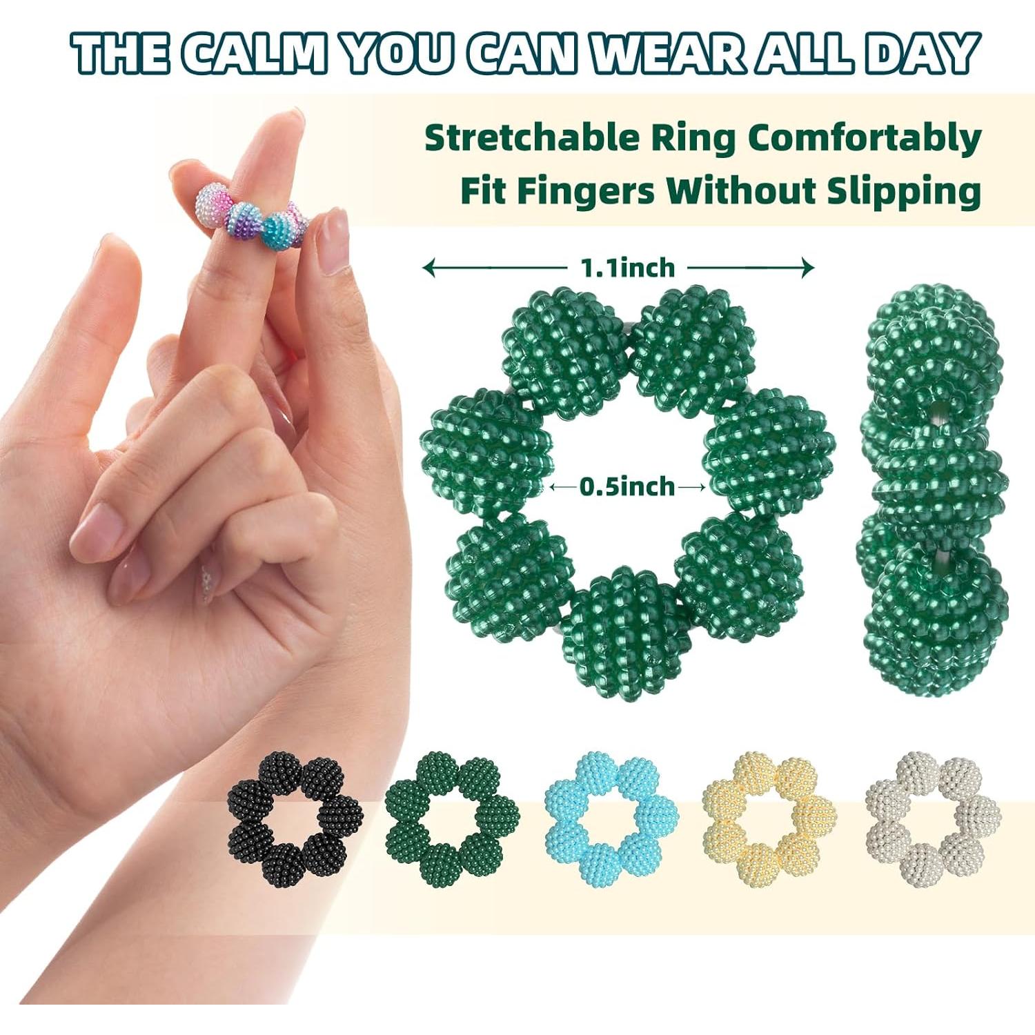 Anillos Sensoriales Antiestrés NPPN - Paquete de 10 Unidades