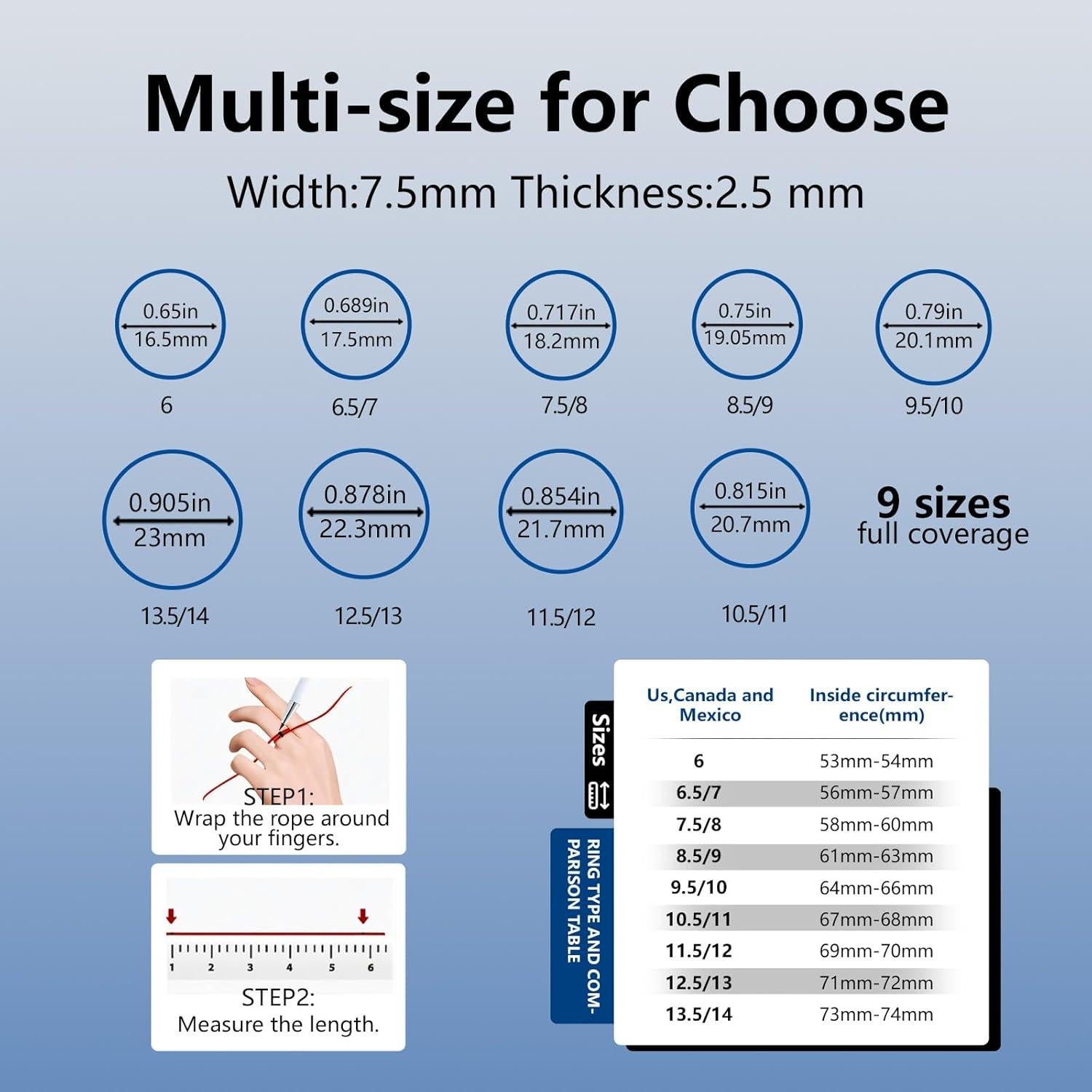 Anillo Inteligente UniJethro Plata 7# Monitoreo Salud Fitness