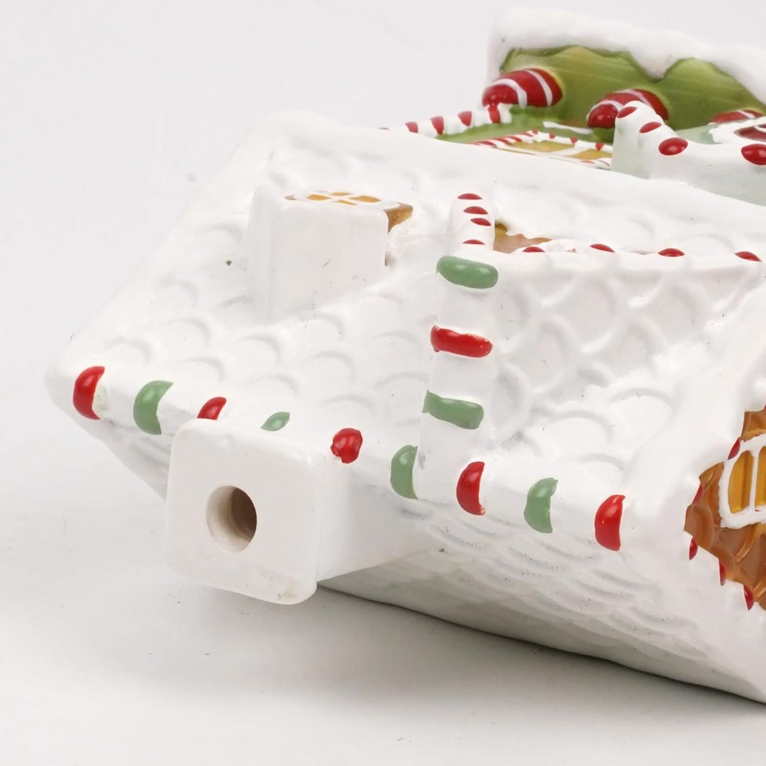 Casa de Jengibre Decorativa MENGYOULUN Verde 7.5x5.5x9cm