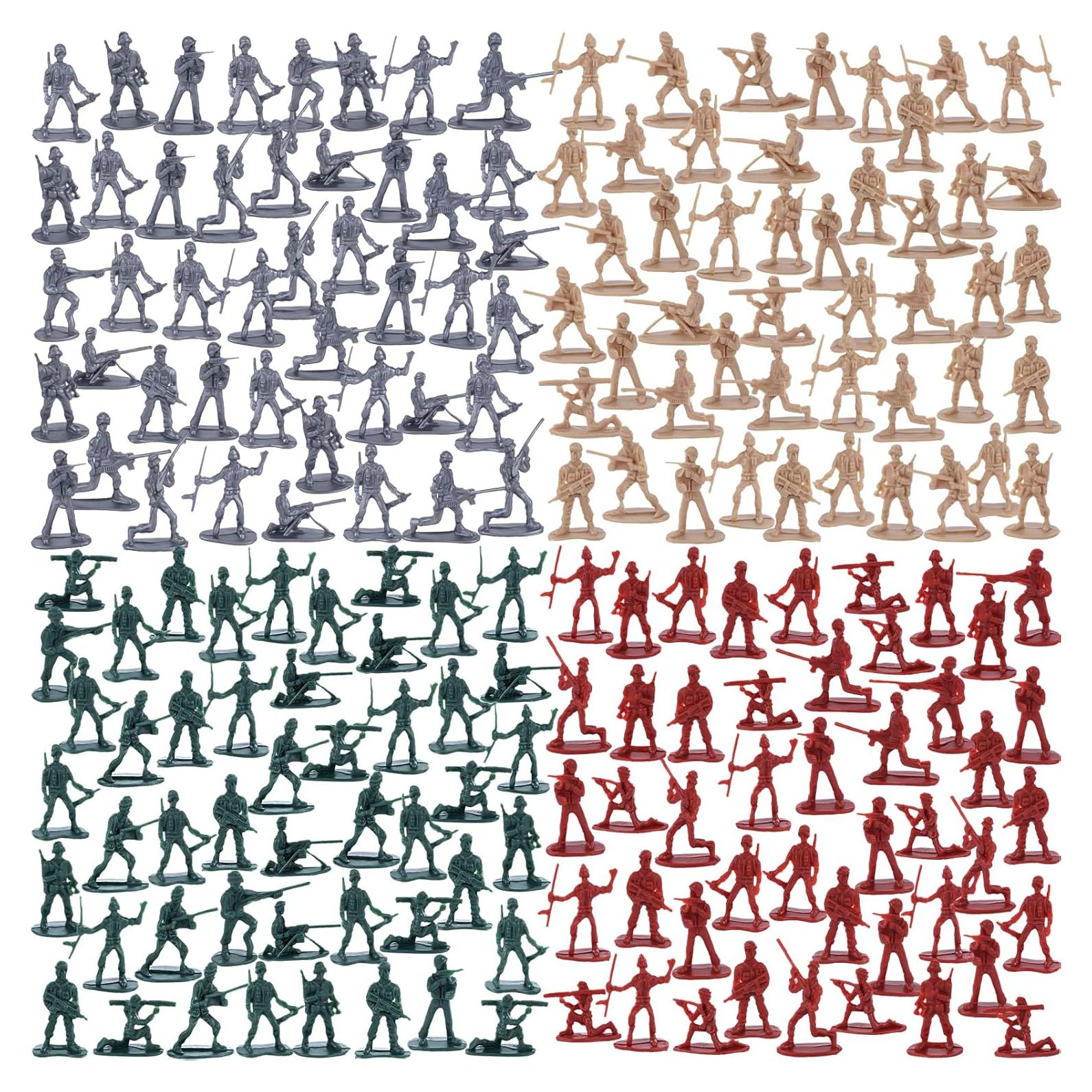 Set Militar AMOR PRESENT 120 Piezas Soldados Plástico