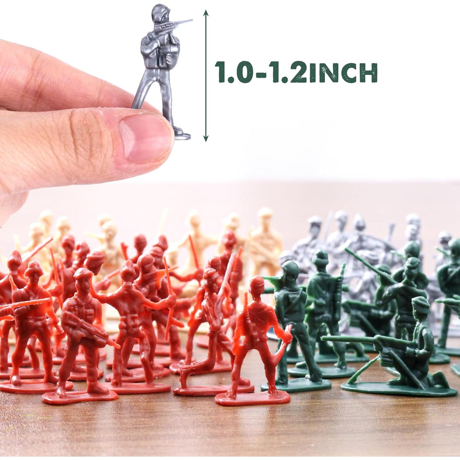 Set Militar AMOR PRESENT 120 Piezas Soldados Plástico