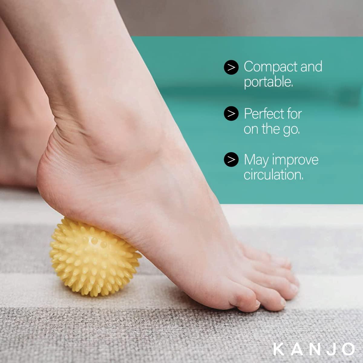 Conjunto de Pelotas de Masaje Kanjo para Alivio de Dolor en Pies