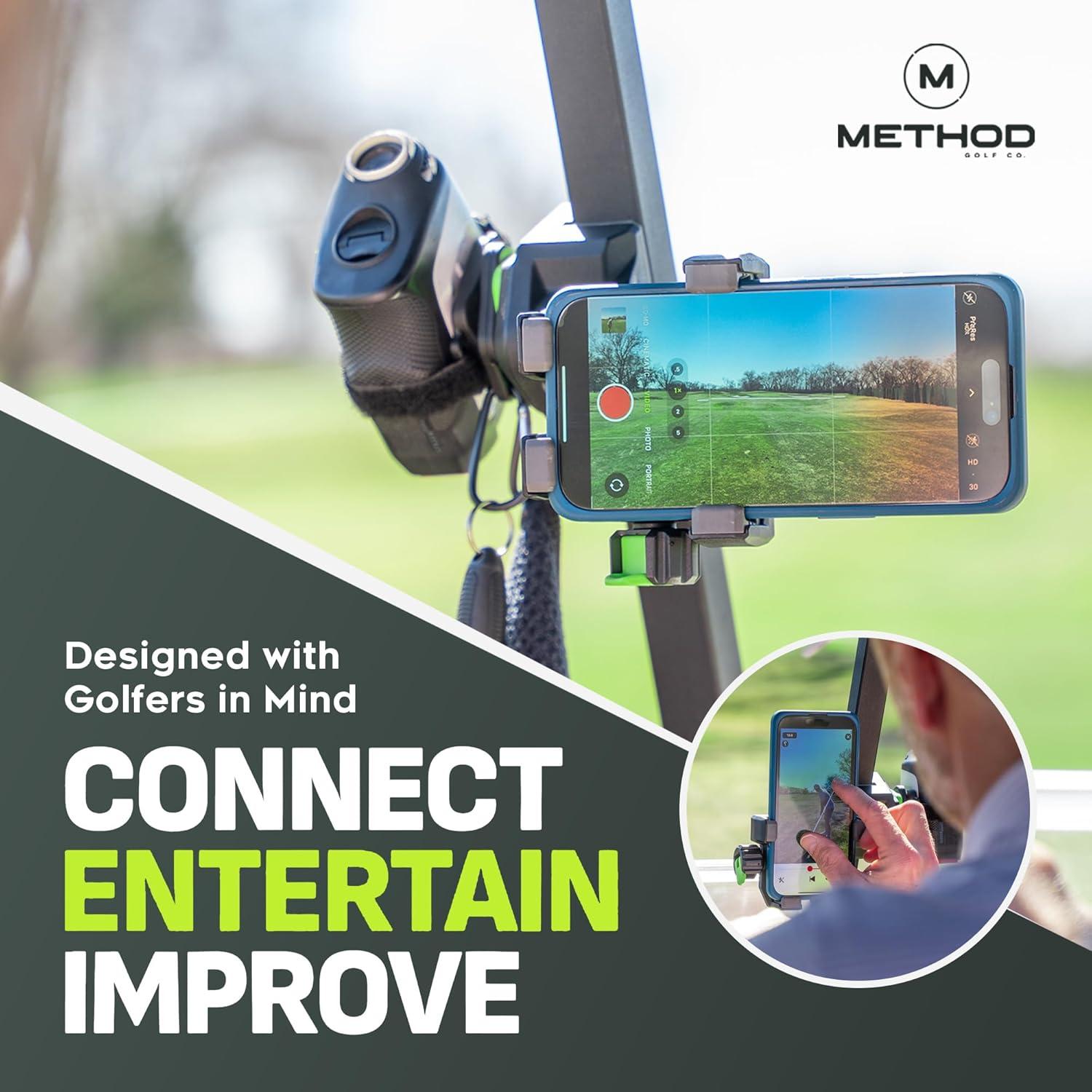 Soporte para Teléfono de Carrito de Golf Method Golf RiderStack Magnético