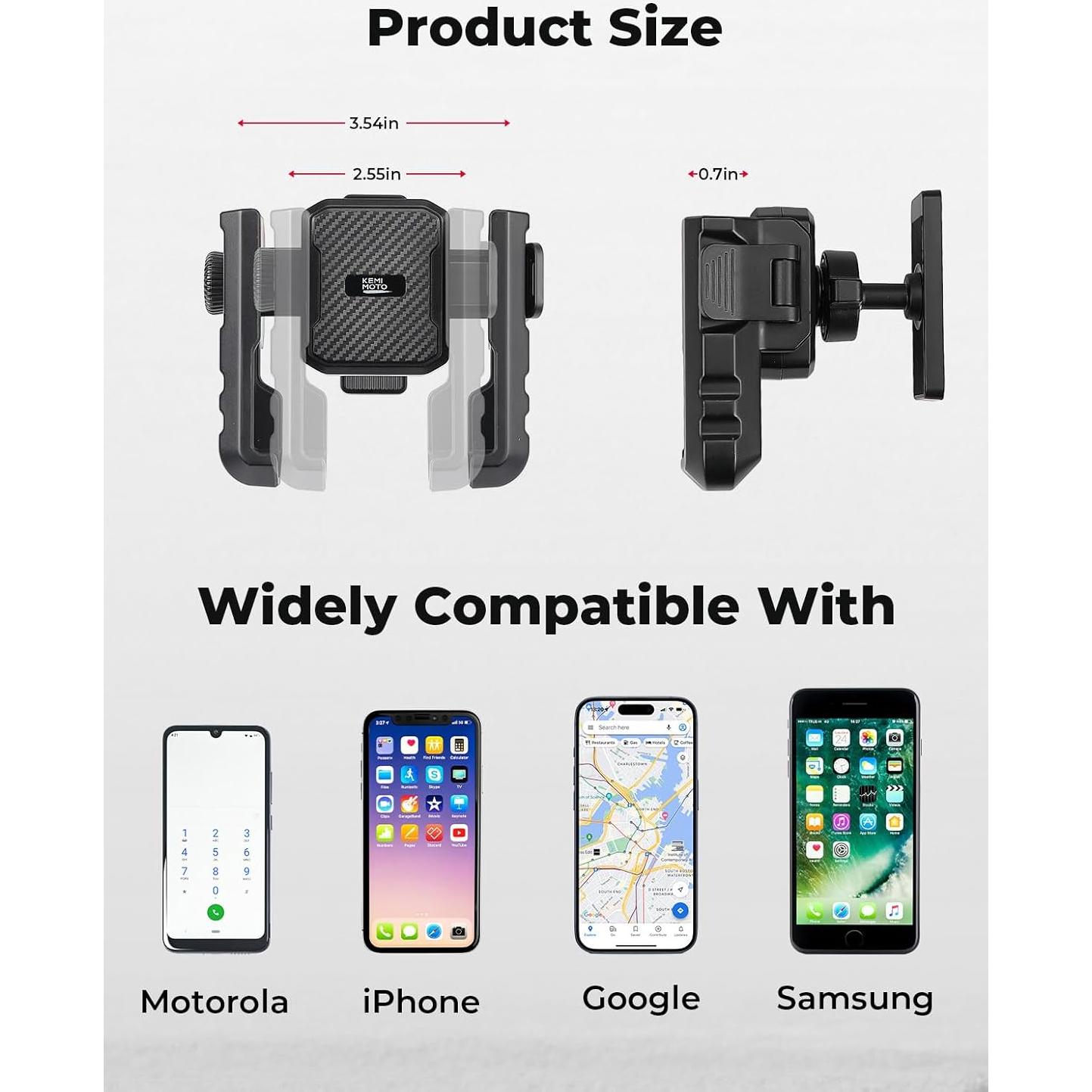 Soporte Magnético para Teléfono KEMIMOTO para Carro de Golf