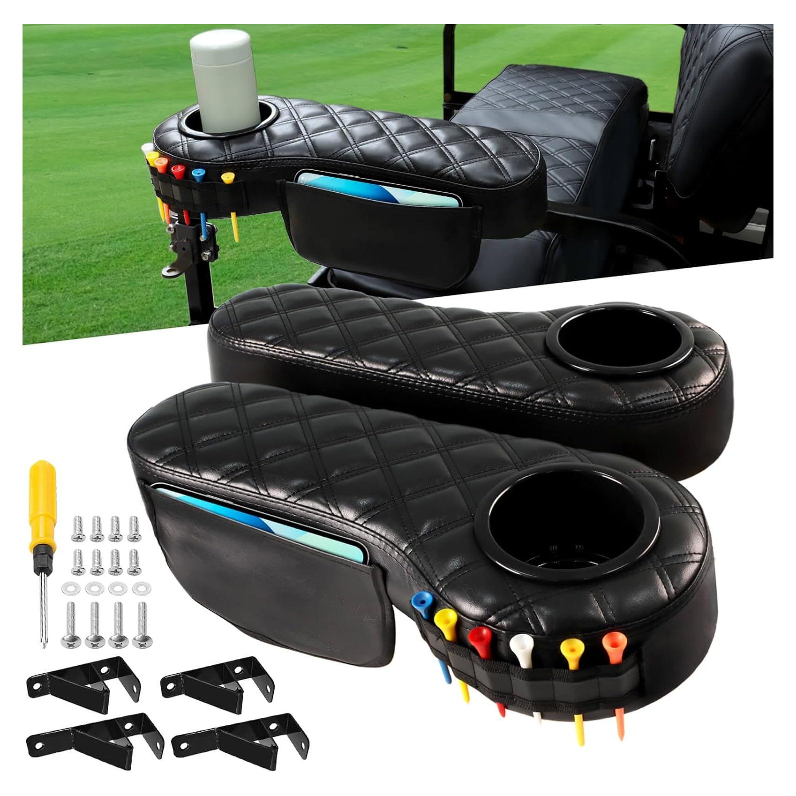 Reposabrazos de Carrito de Golf MOSNAI con Portavasos y Bolsa