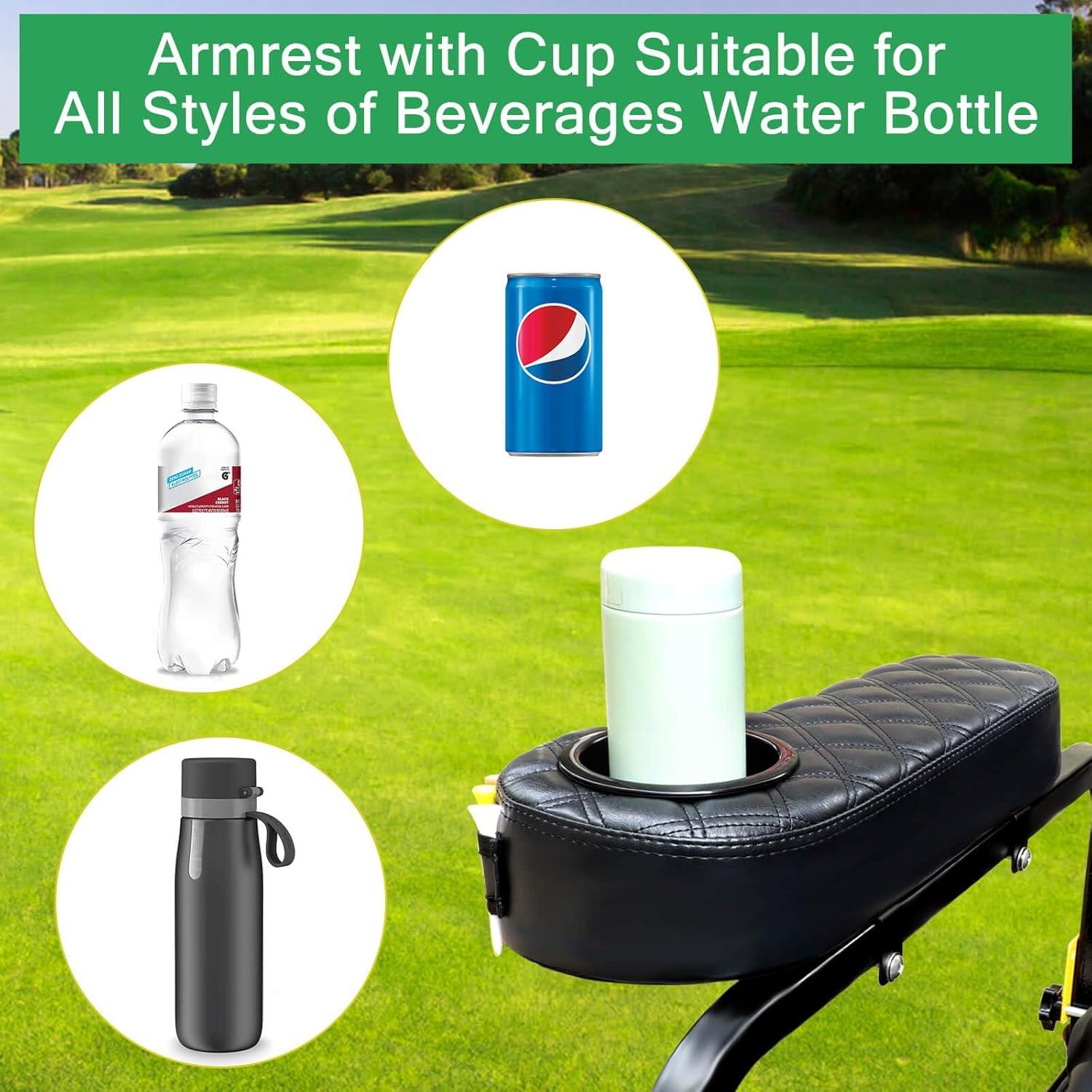 Reposabrazos de Carrito de Golf MOSNAI con Portavasos y Bolsa