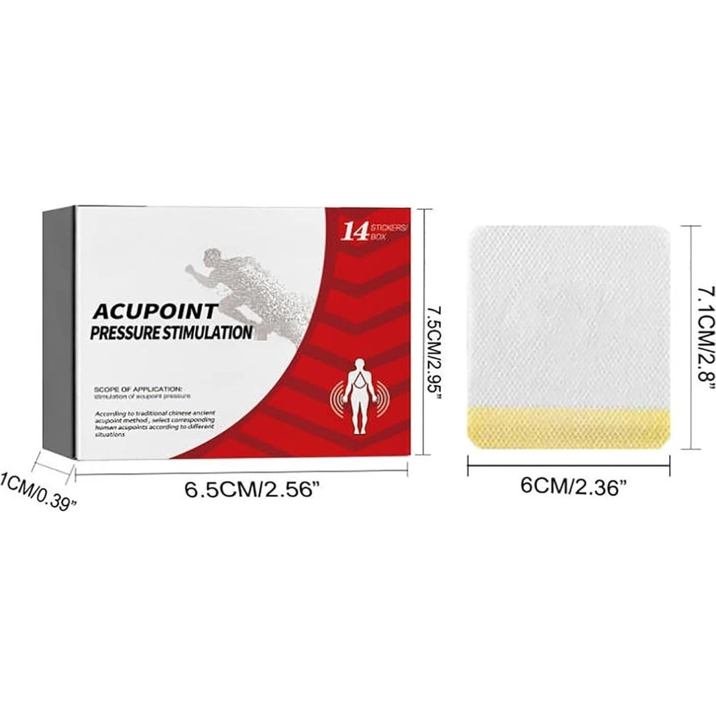 Etiquetas de Acupuntura JRVT 14pcs por Caja - 3 Cajas