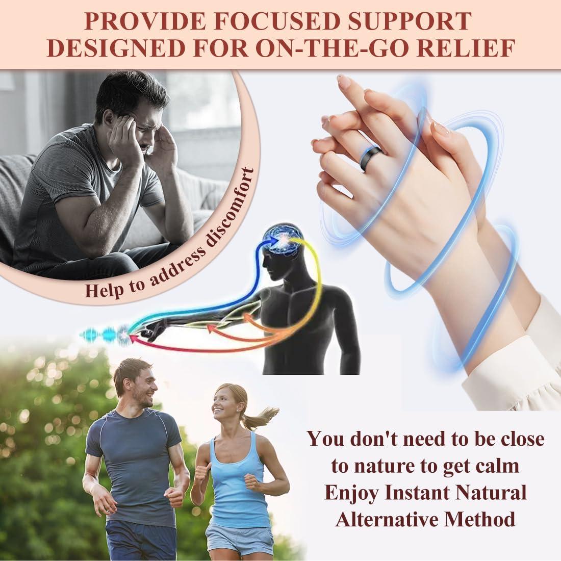 Anillos Magnéticos de Cobre Vicmag 99.9% Ajustables 4X Negro