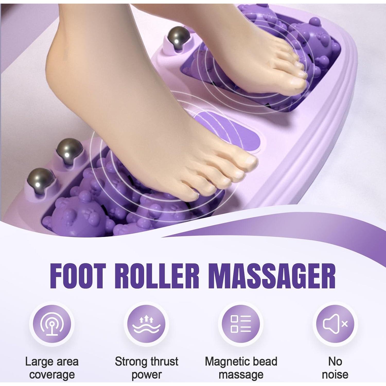 Rodillo de Masaje Doble para Pies Foxiod 29x15cm Alivio Estrés