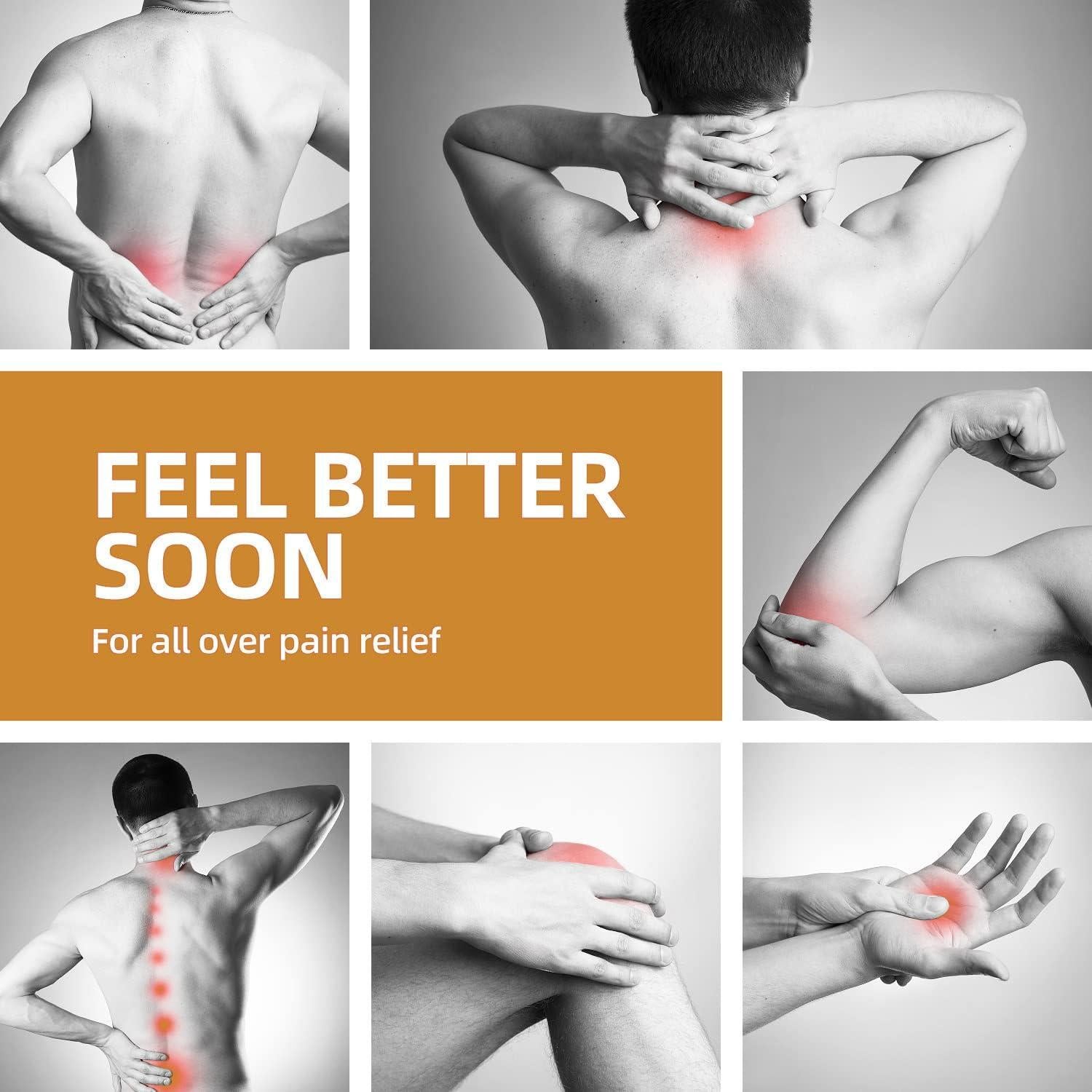 Masajeador de Psoas y Espalda Nxcylw - Madera Natural, 6 Cabezas