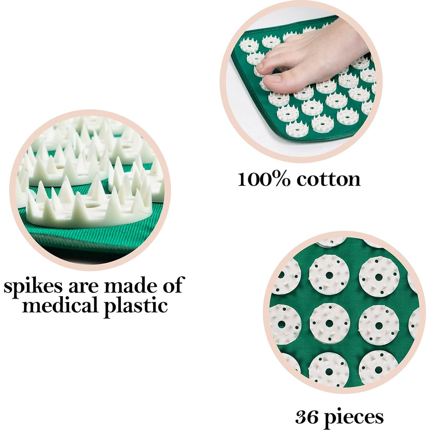 Mat de Acupresión Kuznetsova Iplikator 29x22cm - SHSH