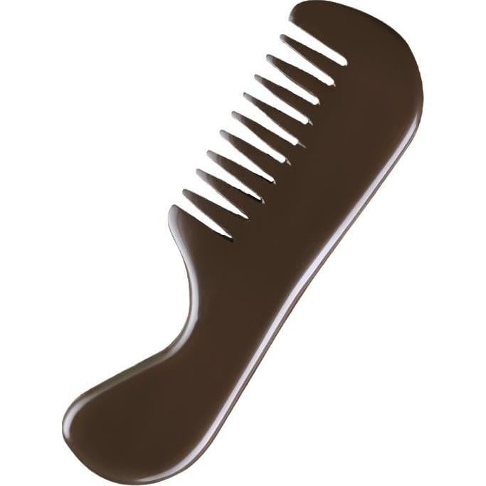 Peine de Masaje de Piedra Bian Profesional 15 cm - Antiestático