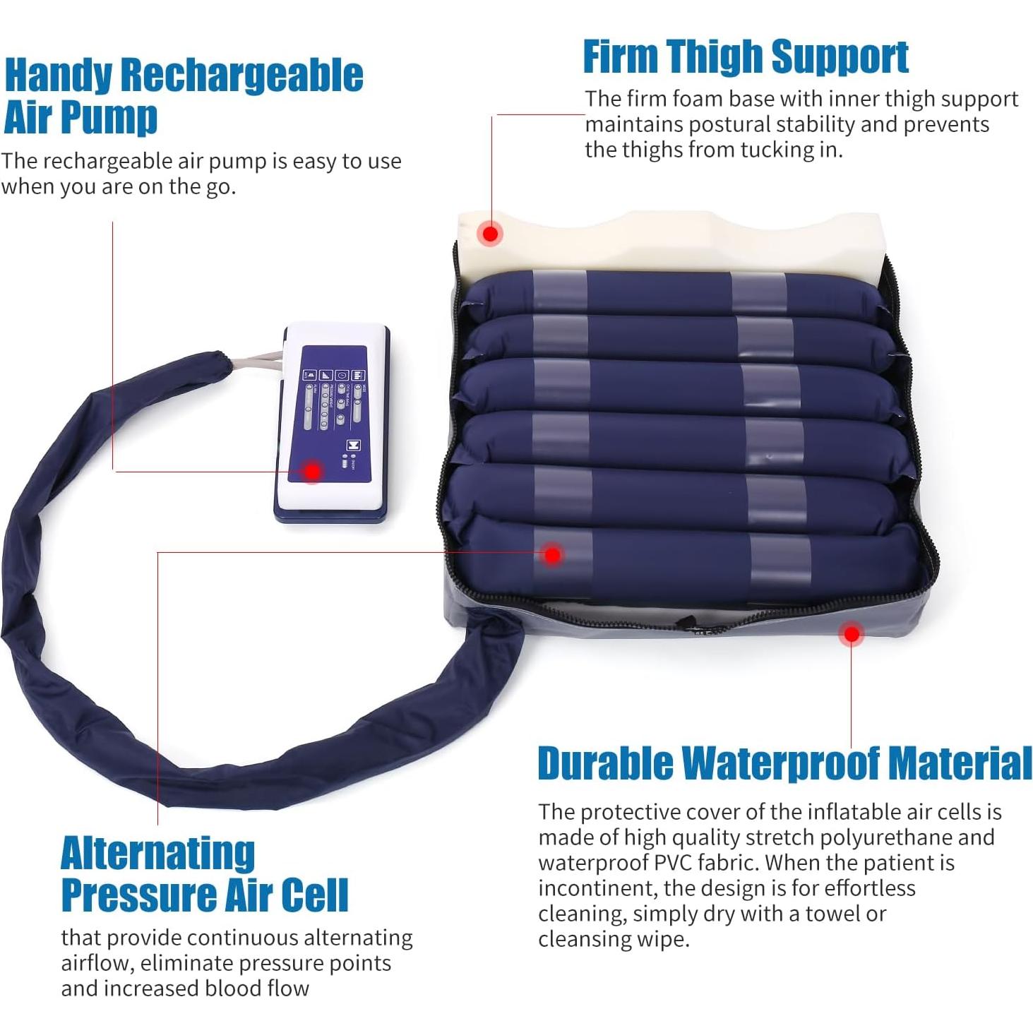 Cojín de Presión Alternante Kaneyvok APP-HF2002 43x43cm