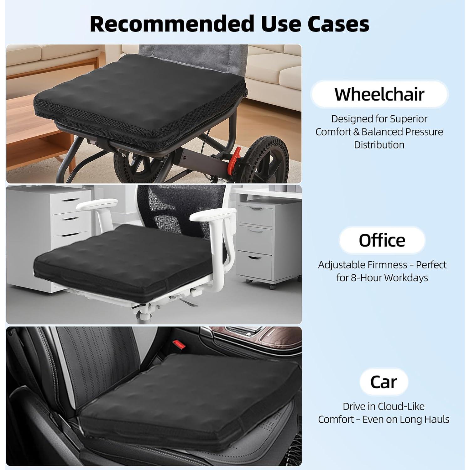 Cojín Inflable Makrozoia 43 cm para Alivio de Presión