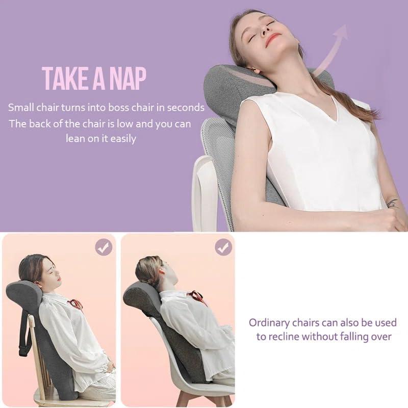 Cojín Soporte Lumbar JKOOK Espuma Viscoelástica 68cm Gris