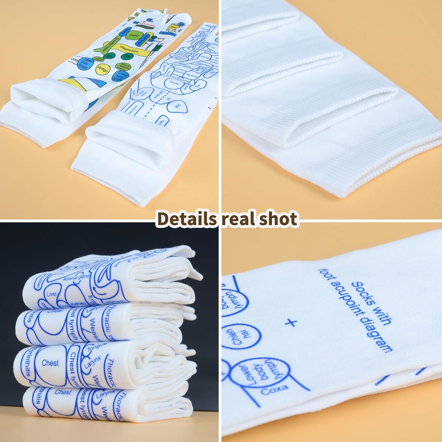 Calcetines de Reflexología Podal OSDANMCHEN con Herramientas