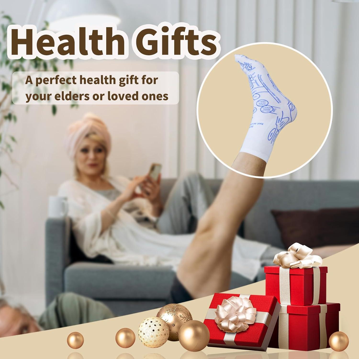 Calcetines de Reflexología Podal OSDANMCHEN con Herramientas