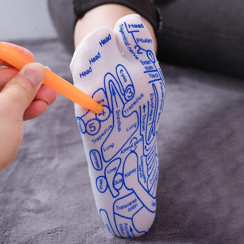 Calcetines de Reflexología GUTPOQWE para Masaje y Acupresión