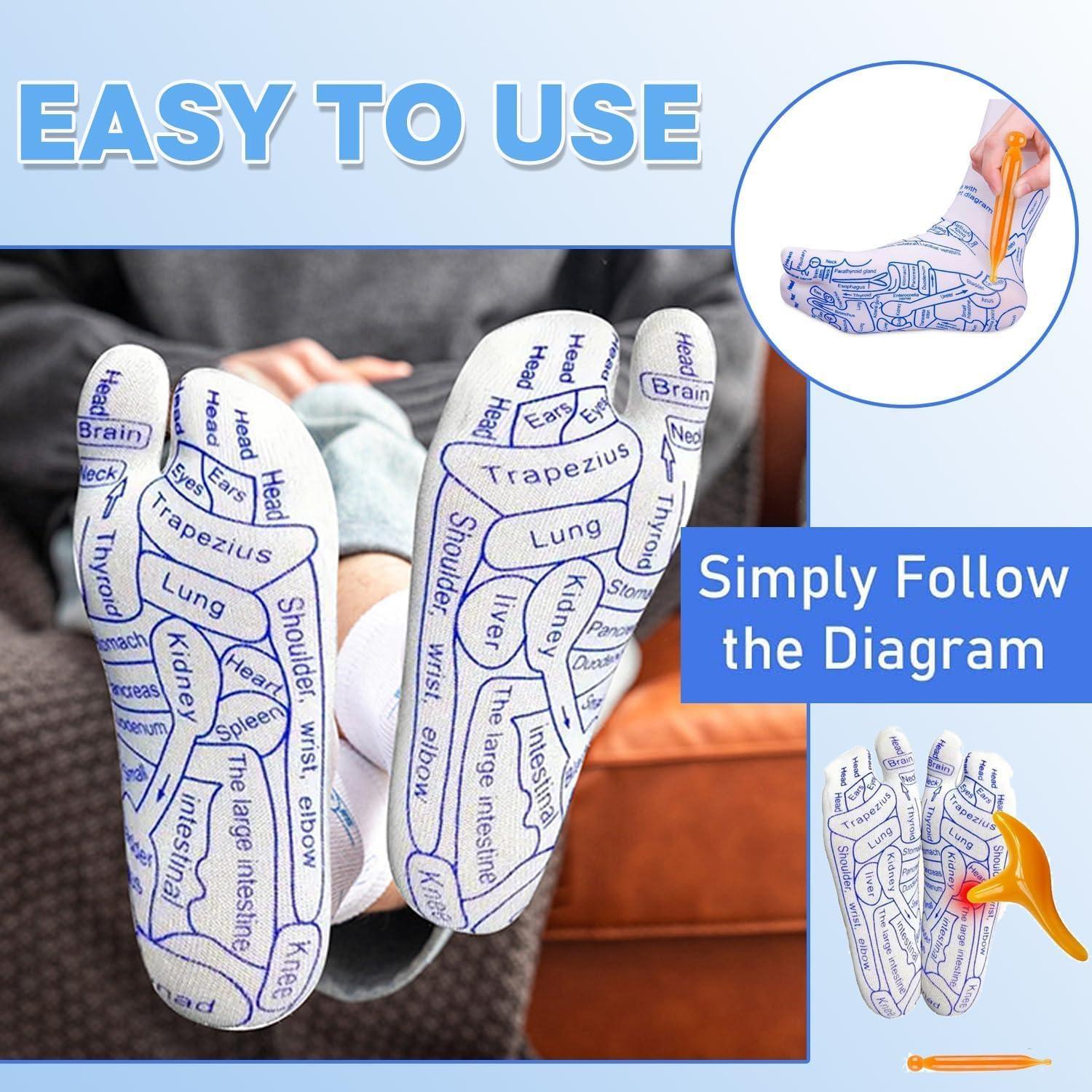 Calcetines de Reflexología con Masaje Cebowangluokeji - Hombre