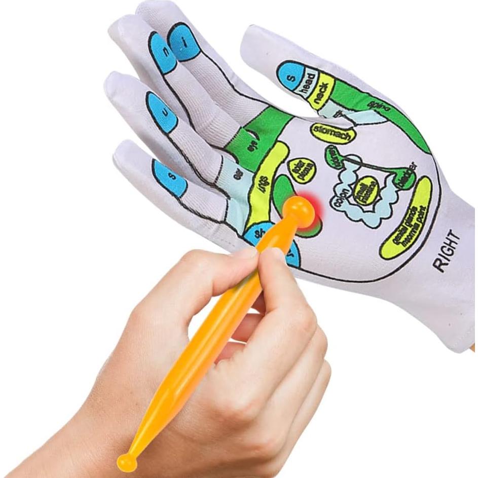 Juego de Guantes y Calcetines de Reflexología Zhuoyao