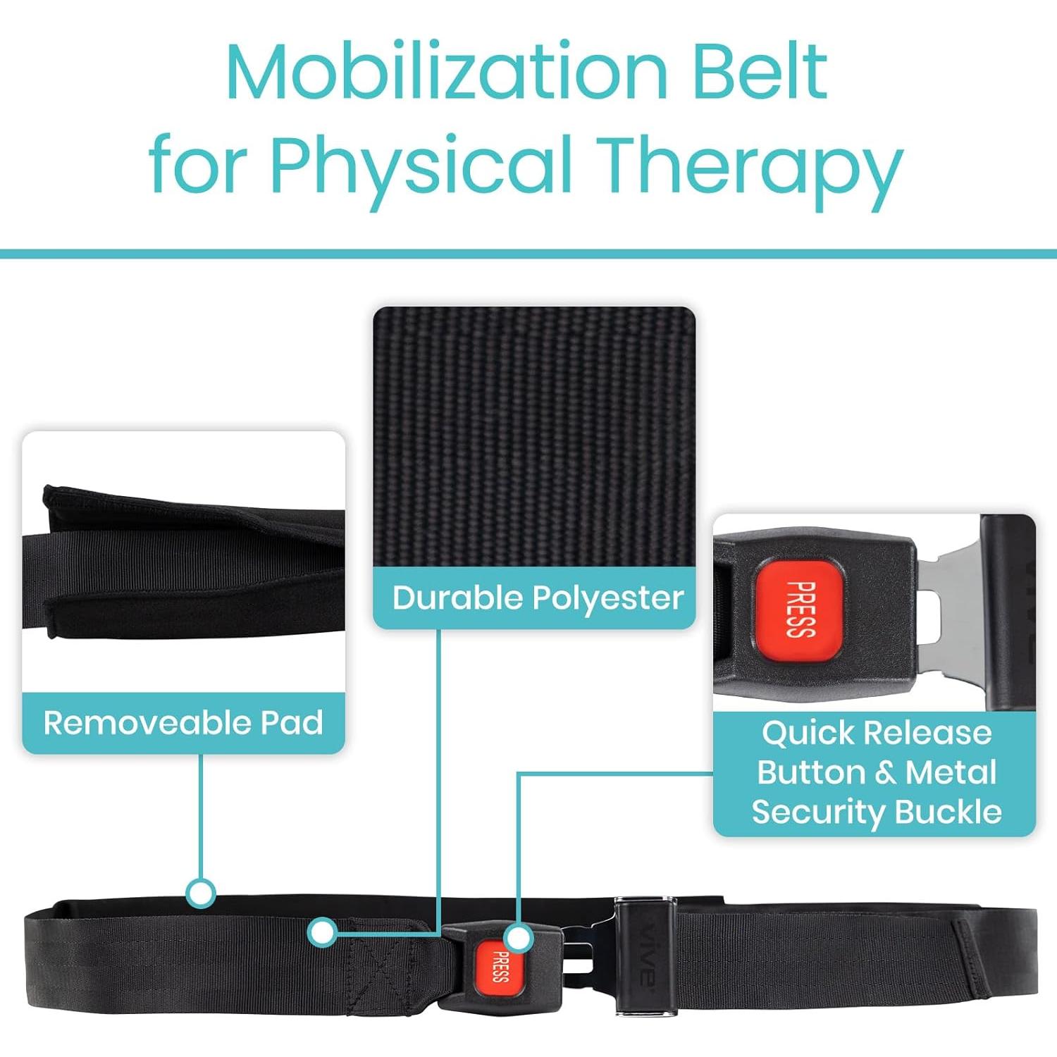 Cinturón de Movilización Vive para Terapia Física - 2.44m