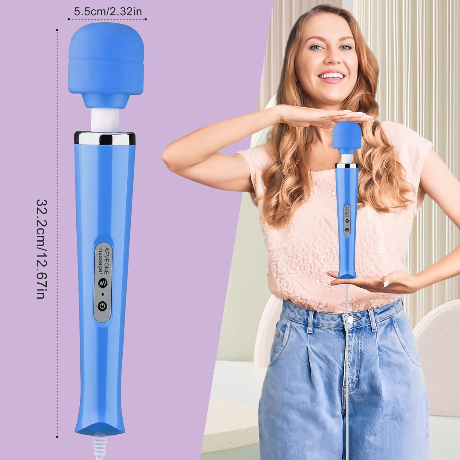 Masajeador de Mano Eléctrico Billion Win AB2508 31.75cm Azul