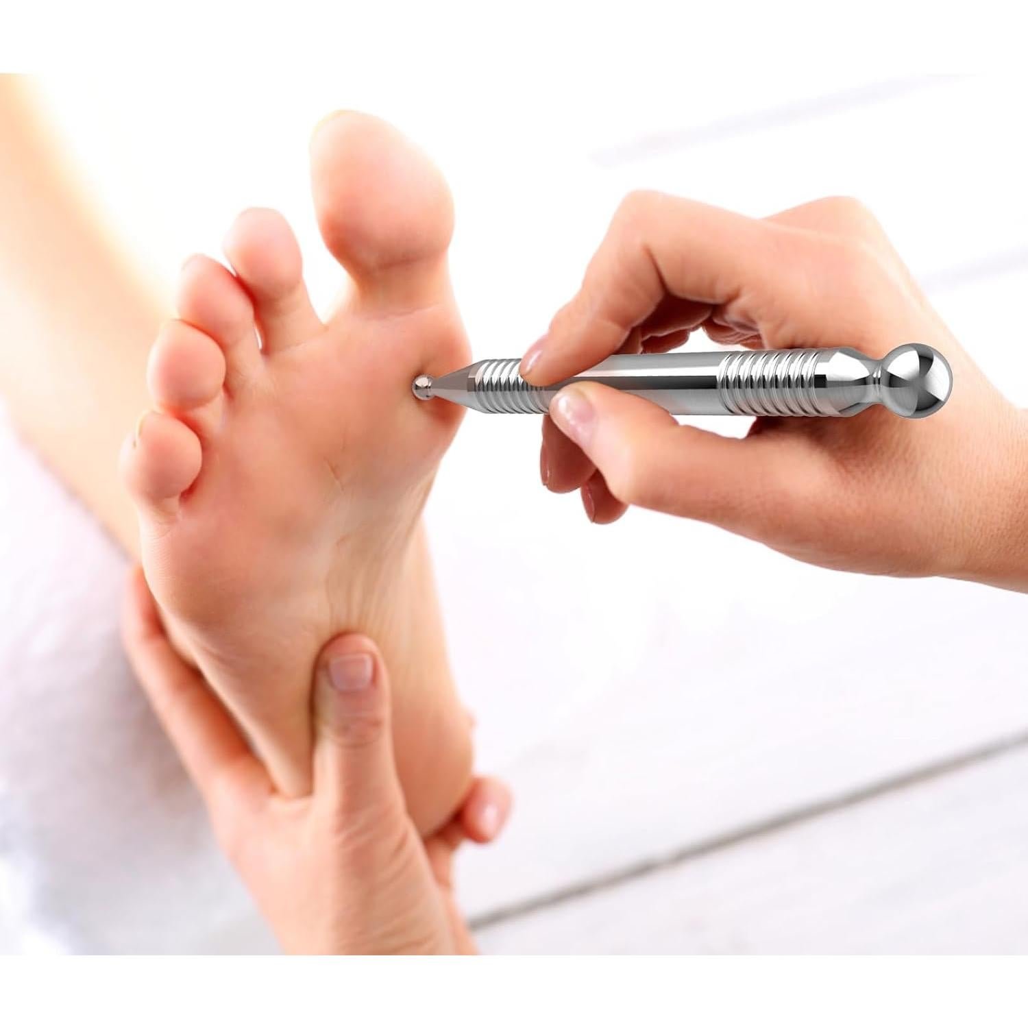 Bolígrafo de Acupuntura Wellgler - Masaje Tejido Profundo 15cm