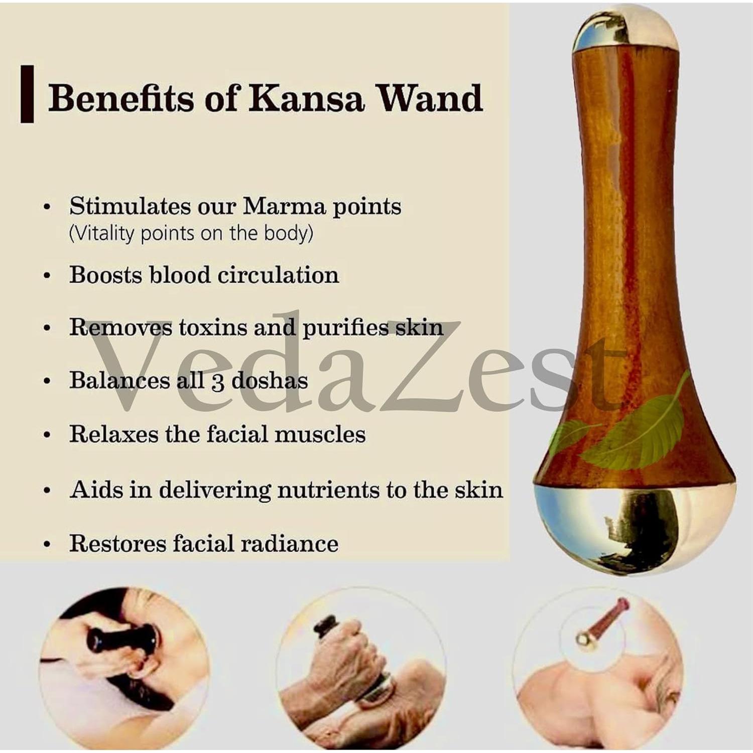 Masajeador de Puntos de Acupuntura Kansa HP Herbs 11.43 cm