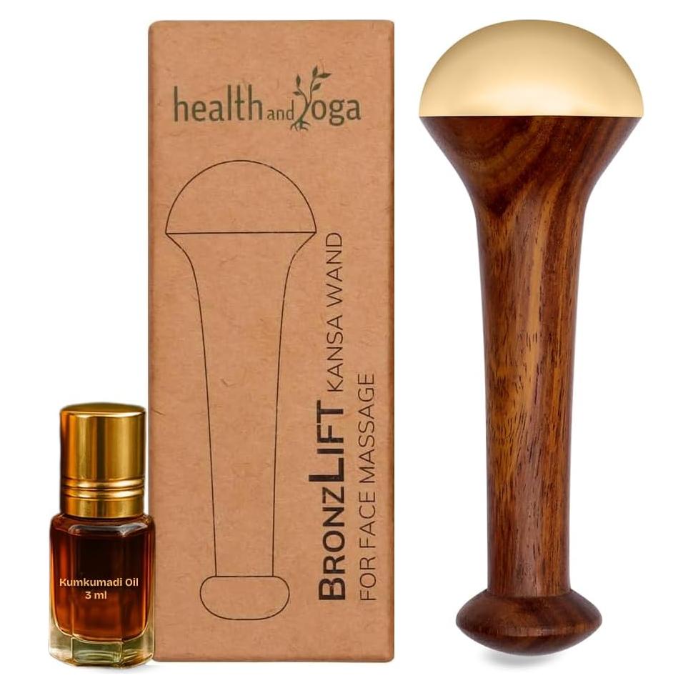 Masajeador Facial Kansa BronzLift HealthAndYoga - Domo Único