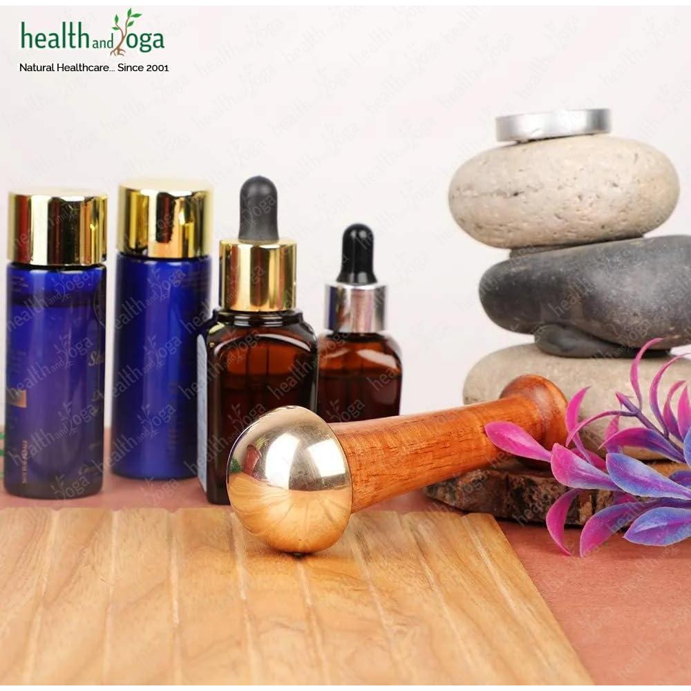 Masajeador Facial Kansa BronzLift HealthAndYoga - Domo Único