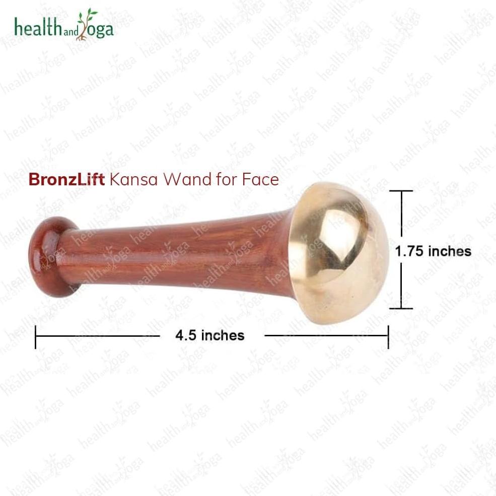Masajeador Facial Kansa BronzLift HealthAndYoga - Domo Único