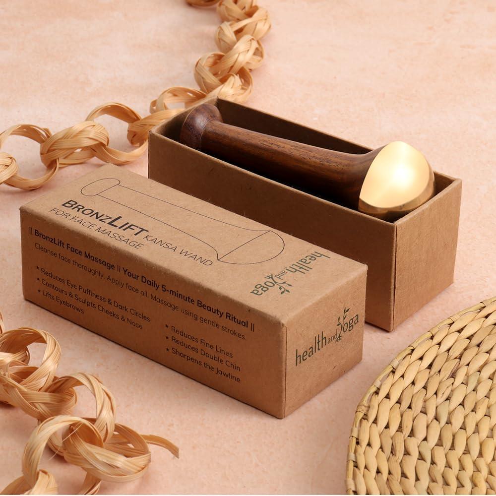 Masajeador Facial Kansa BronzLift HealthAndYoga - Domo Único