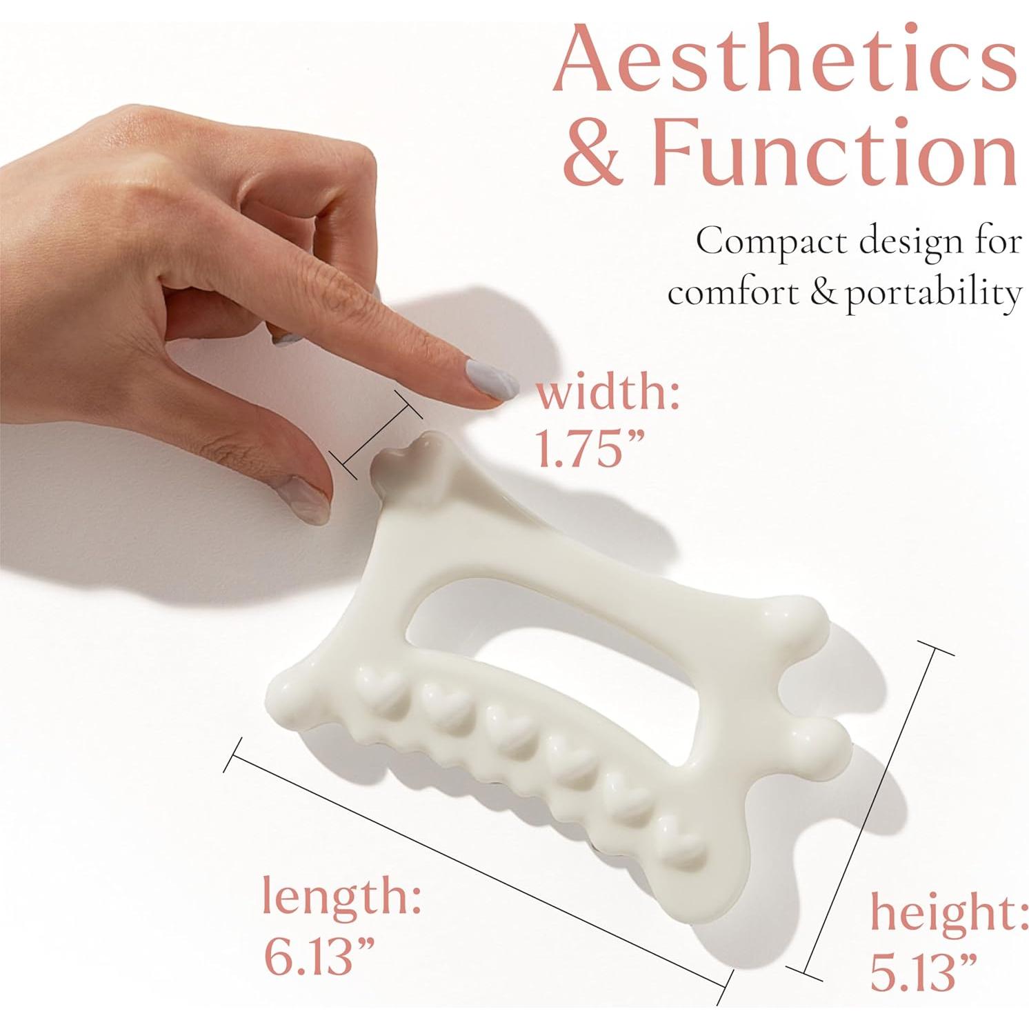 Herramienta de Masaje Gua Sha byAVA Cerámica 15.56cm