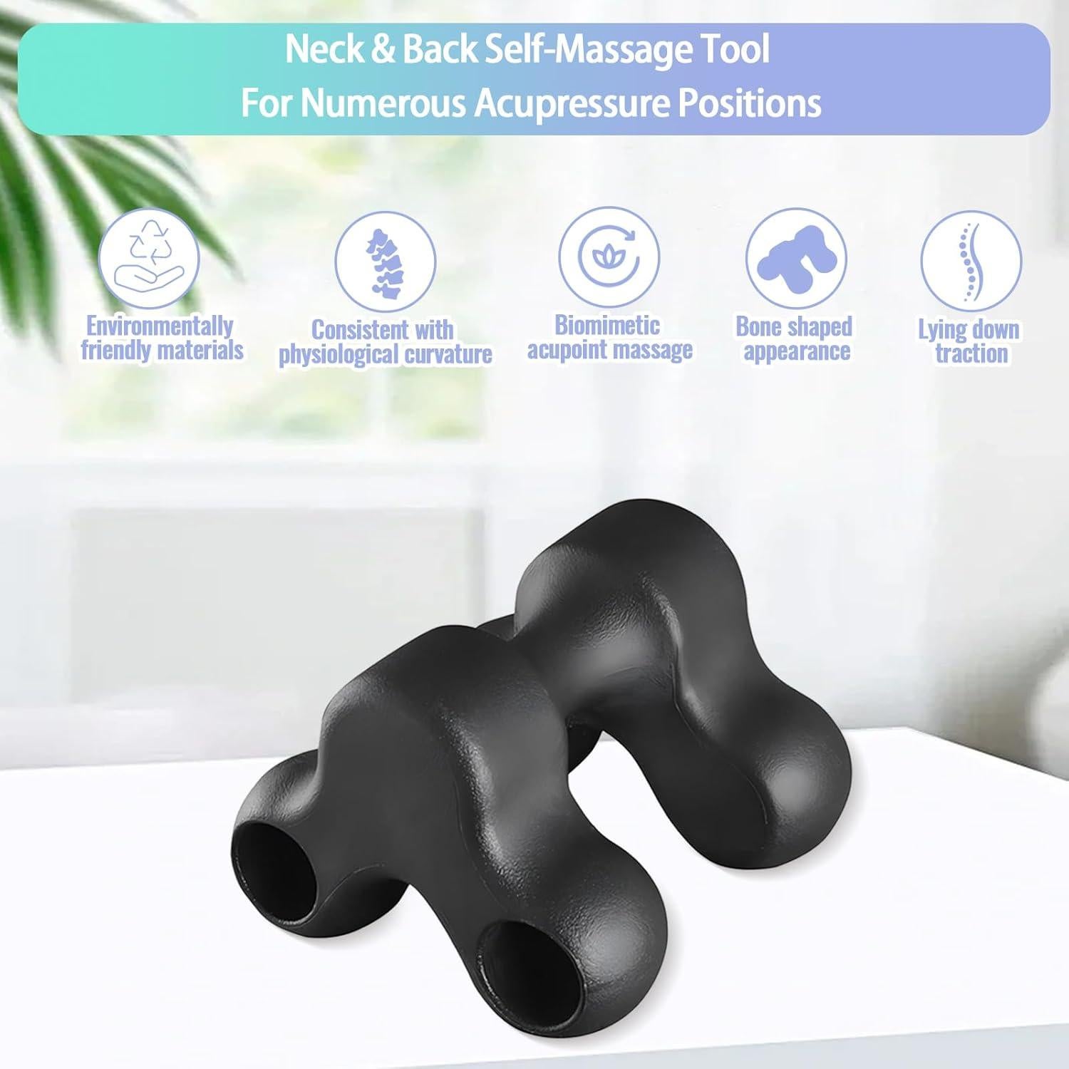 Masajeador Manual CufEslite para Cuello y Cuerpo 11x10.5cm