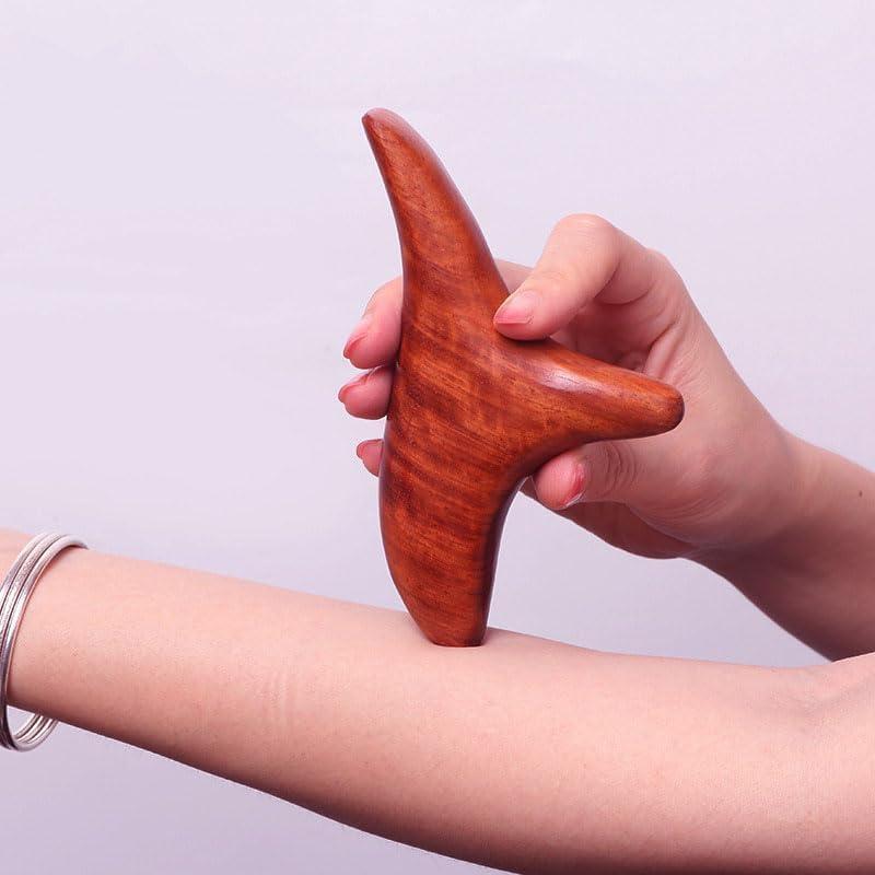 Masajeador de Reflexología Tailandesa de Madera 2 Pcs