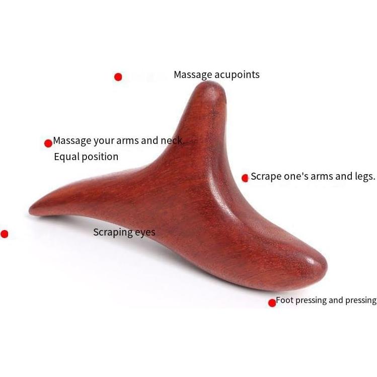 Masajeador de Reflexología Tailandesa de Madera 2 Pcs