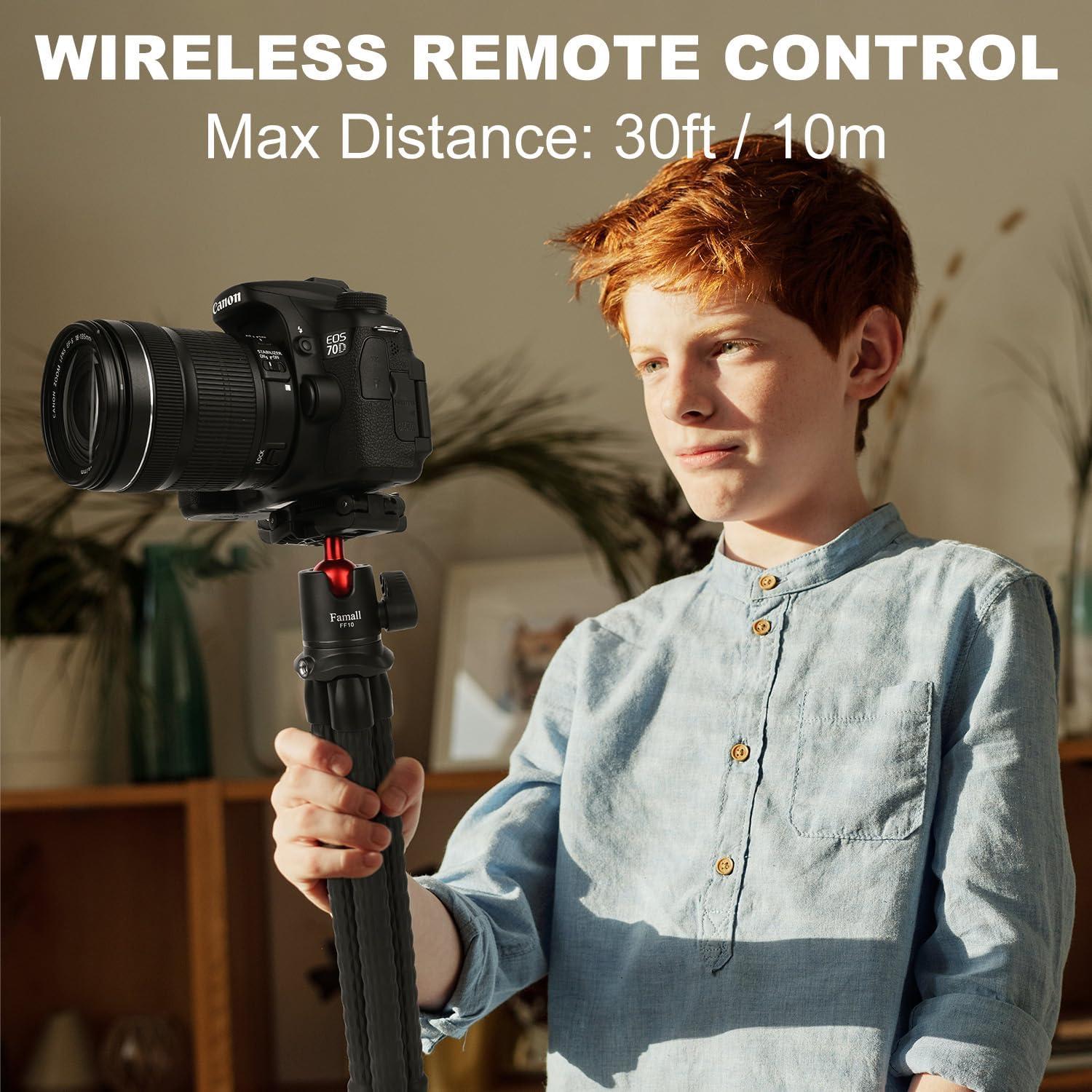 Trípode flexible Famall para cámara y teléfono 36cm