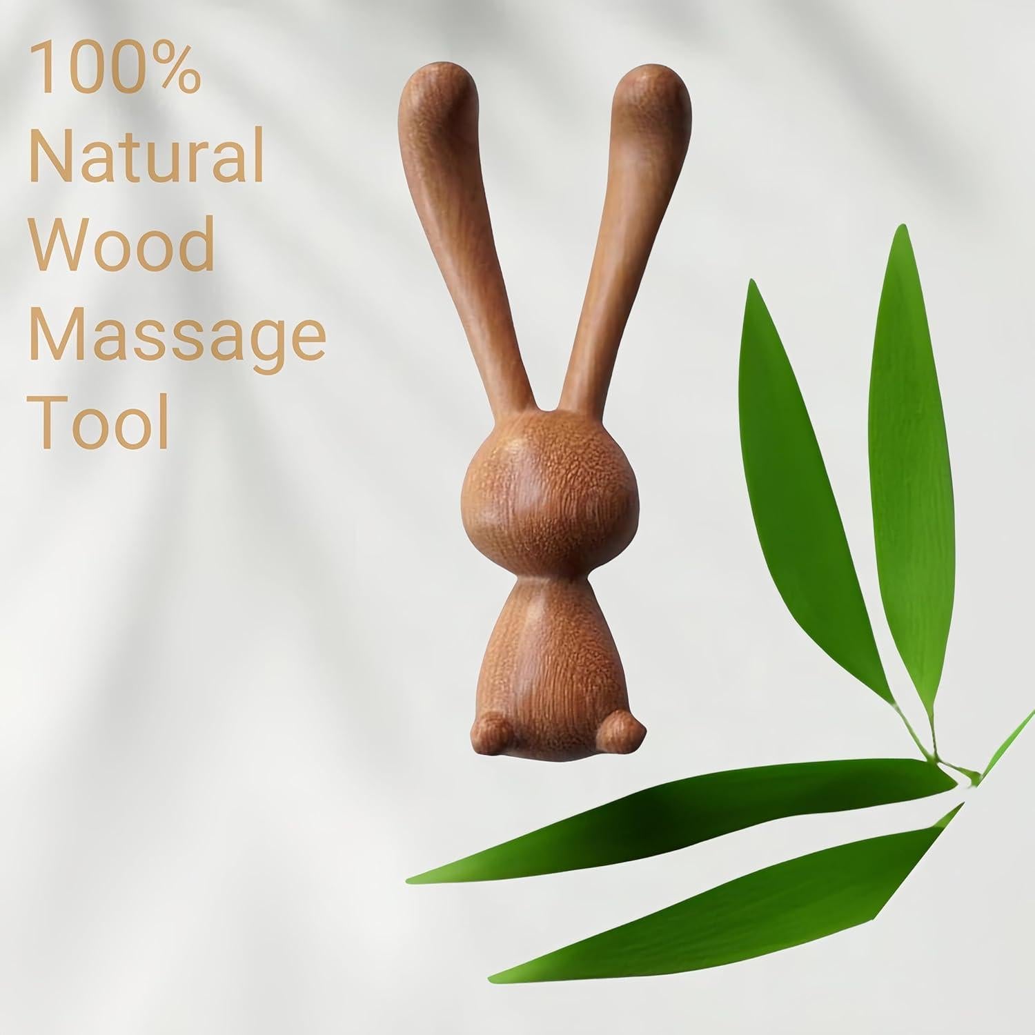 Herramienta de Masaje Gua Sha de Madera Abriclo 10cm