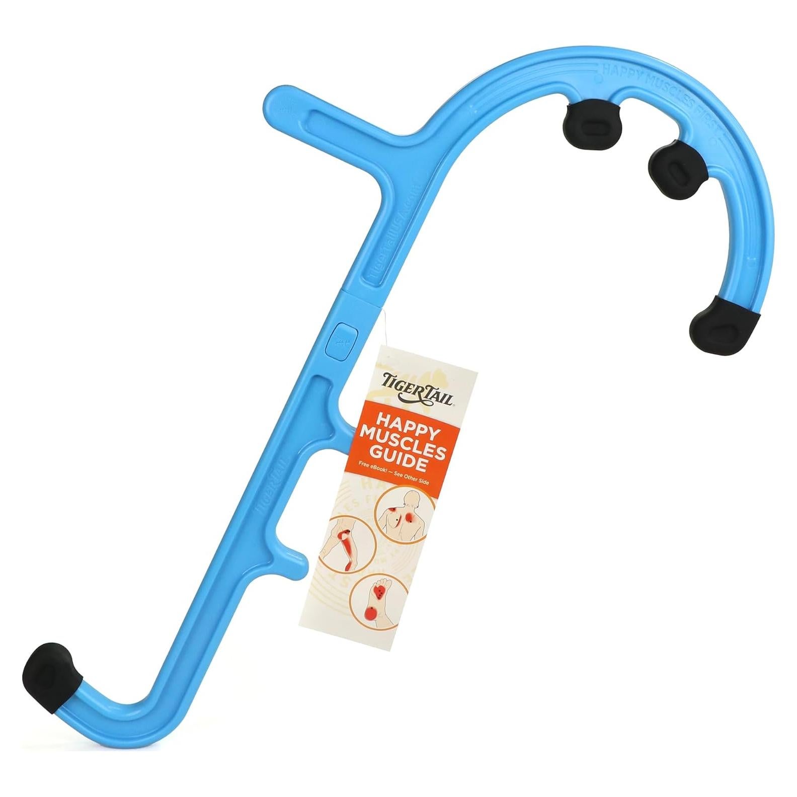 Masajeador de Espalda y Cuello Tiger Tail Azul - 61.5 cm