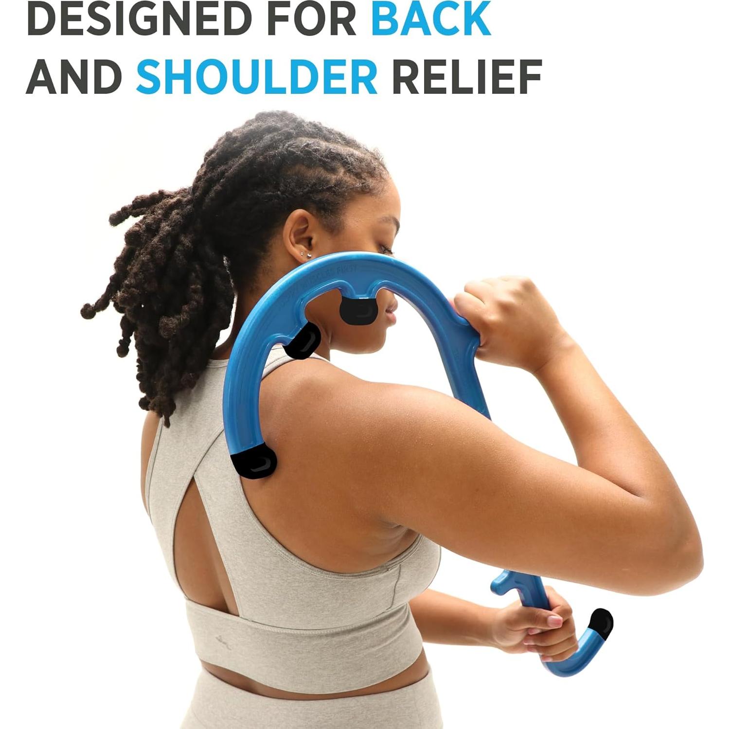 Masajeador de Espalda y Cuello Tiger Tail Azul - 61.5 cm